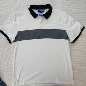Tommy Hilfiger Men's Polo Shirt - WHITE - XXL (VGC)